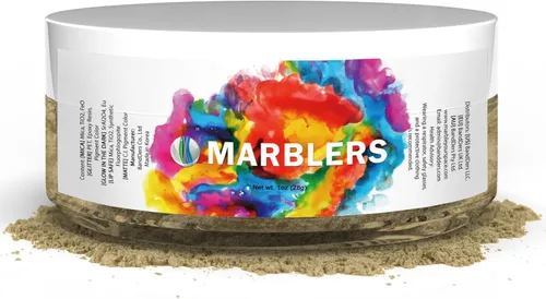 Miniatura 41 de MARBLERS - Polvo de mica de grado cosmético, nacarado, no tóxico, vegano, libre de crueldad, sombra de ojos, esmalte de uñas, arte de uñas, [Gris]