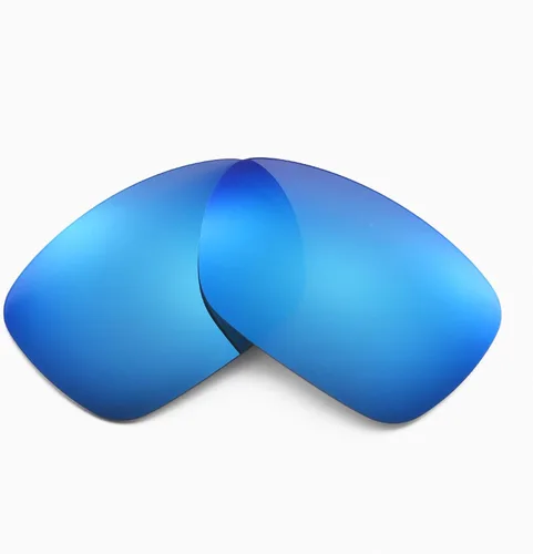 Miniatura 3 de Walleva Lentes de repuesto polarizados rojo fuego + azul hielo para lentes de sol Oakley