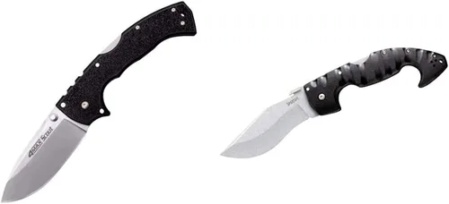 Cold Steel 4-Max Scout - Cuchillo plegable con bloqueo Tri-Ad y mango G-10, talla única y unisex para adultos, cuchillo plegable Spartan Lockback,