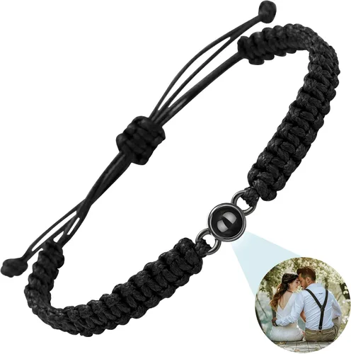Miniatura 30 de Pulseras personalizadas con fotos, pulsera con imagen en el interior, pulseras para parejas, foto personalizada, regalos de cumpleaños