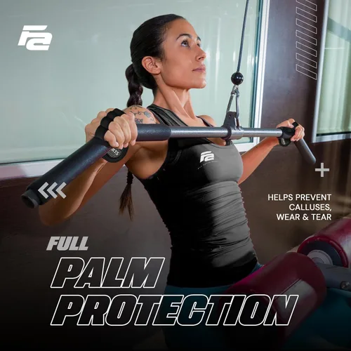 Miniatura 3 de Guantes de entrenamiento Fit Active Sports para el gimnasio - Agarres duraderos para el gimnasio y almohadillas de agarre - Acolchado de goma