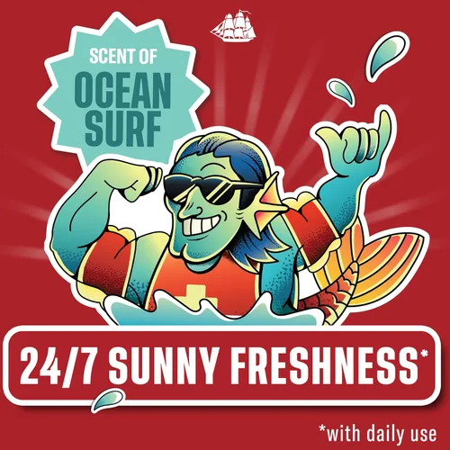 Miniatura 4 de Old Spice Desodorante antitranspirante Dry Feel para hombres, Summerdudes, protección 24/7 contra el sudor y el olor, frescura soleada 24/7 y aroma