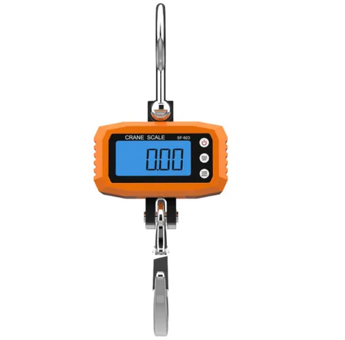Klau - Báscula colgante digital para grúa (2,204.6 lbs, 2000 libras), color naranja | Industrial resistente, alzamiento elegante, para la caza