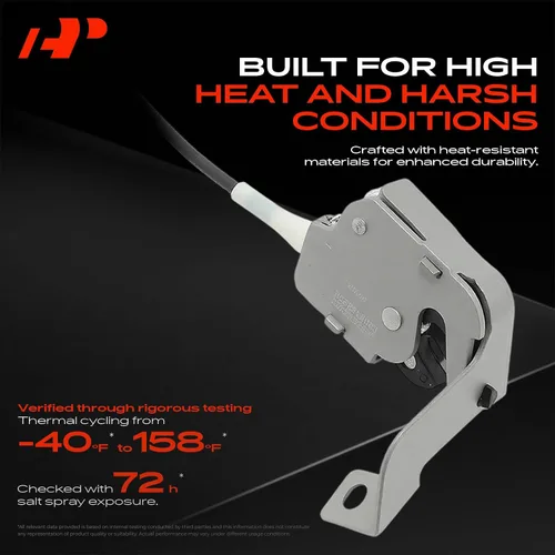 Miniatura 4 de A-Premium Ensamblaje de cable de bloqueo del pestillo de la puerta superior trasera compatible con Ford F-150 1997-2003, F-150 Heritage 2004, F-250