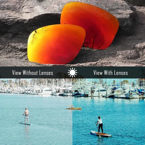 Miniatura 3 de TRUSHELL Lentes de repuesto polarizadas para gafas de sol Ray-Ban RB4068 de 2.362 in