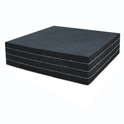Miniatura 11 de Relleno de espuma adhesiva, 4 almohadillas de espuma de neopreno antivibración, lámina de espuma de celda cerrada de alta densidad, aislamiento