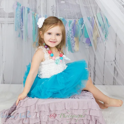 Miniatura 3 de Little Girls - Falda de tutú de ballet, corta, de 10 capas (4 meses - 3T)