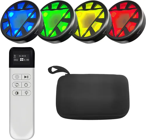 Miniatura 10 de JOJOCY Luz magnética de entrenamiento de reacción, 5 luces de color, 6 modos, duración de la batería de 30 horas, mejora la velocidad de reacción