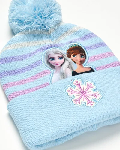Miniatura 4 de Disney - Gorro de invierno para niñas y 2 pares de guantes o manoplas (edad 2-7)