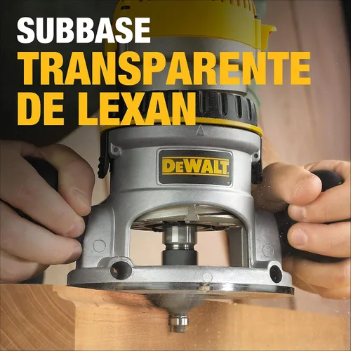 Miniatura 4 de Rebajadora de base fija de 1 3/4 DEWALT DW616