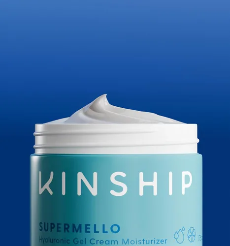 Miniatura 7 de Kinship Supermello - Crema hidratante de gel hialurónico, loción facial de ácido hialurónico, ligera e hidratante, regordeta, suave y calma, nutre