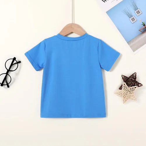 Miniatura 20 de YOUNGER STAR Niños Gris Young Wild Tres Cumpleaños Cuatro Siempre Salvaje Hermano Twin Letra Impresión Camisetas 3T 4T