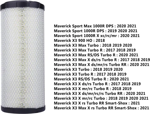 Miniatura 4 de MinStar Filtro de aire de repuesto #715900422 707800855 CM-9017 compatible con Can-Am Maverick X3 2017+ / Maverick X3 MAX 2017+ / Maverick