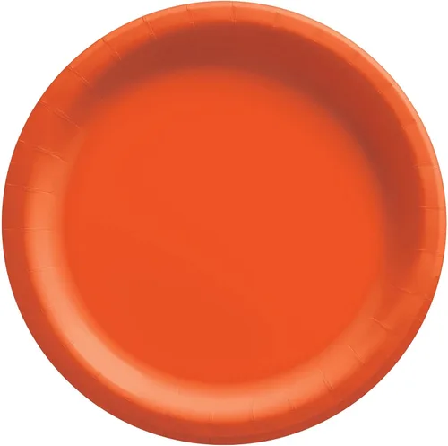 Miniatura 6 de Platos redondos de papel caribeños, 6.75 pulgadas (50 unidades), esenciales resistentes y ecológicos, perfectos para celebraciones y eventos Azul