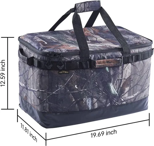 Miniatura 2 de Bolsas aisladas para entrega de alimentos, (48 litros), plegables y reutilizables, bolsas de compras aisladas, adecuadas para catering, picnics