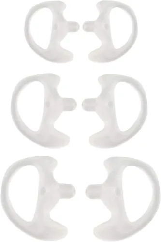 Miniatura 5 de Reemplazo de auriculares Earmold para kits de audio de tubo de bobina acústica de aire para radio de dos vías Motorola Kenwood