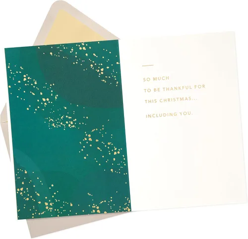 Miniatura 2 de Hallmark Tarjeta de Navidad de la firma (Merry, Thankful)