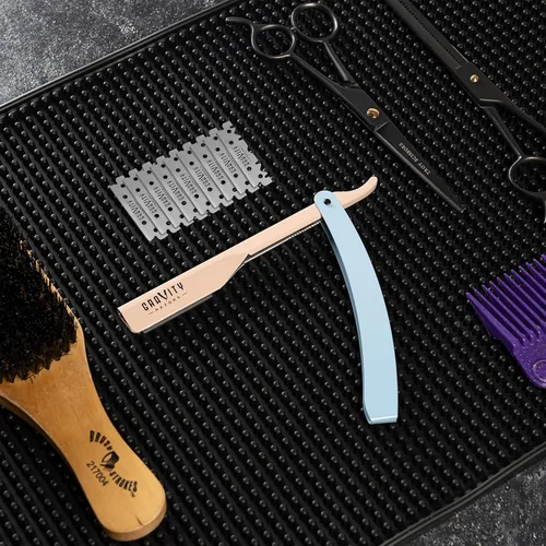 Miniatura 8 de Gravity Razors GRAVITY RAZORS - Cuchillas de afeitar de un solo filo de alta calidad, cuchillas de afeitar de acero sueco para navajas de afeitar