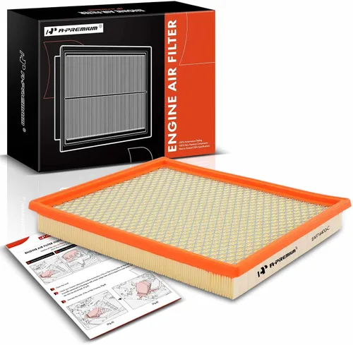 Miniatura 10 de A-Premium Filtro de aire de motor previamente engrasado de alto rendimiento compatible con Nissan, Jeep, Infiniti y Suzuki - Armada, Frontier