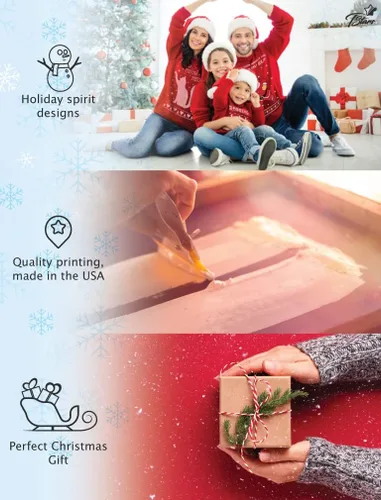 Miniatura 5 de Sudaderas con capucha para árbol de Navidad, color blanco, para mujeres y niñas