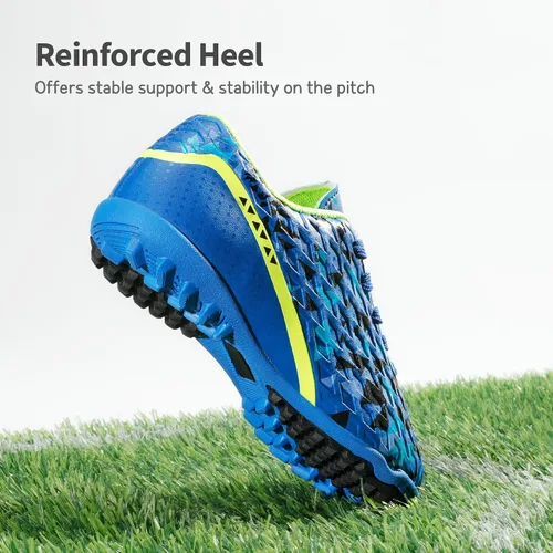 Miniatura 4 de DREAM PAIRS Zapatos de fútbol de césped para niños y niñas con cordones (niños pequeñosniños grandes)