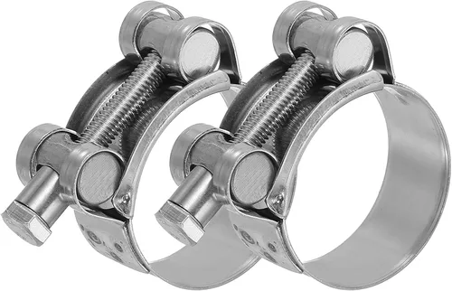 Miniatura 10 de PATIKIL Abrazadera de manguera con perno en T de 0.67 a 0.748 in, paquete de 2 abrazaderas de tubo de tubo intercooler de acero inoxidable 304
