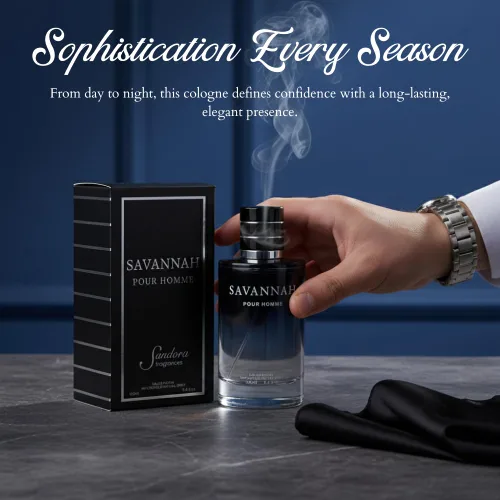 Miniatura 7 de Sandora Fragrances Colonia para hombre – Inspirada en un perfume para hombre reconocido mundialmente – bergamota de Calabria, pimienta, lavanda