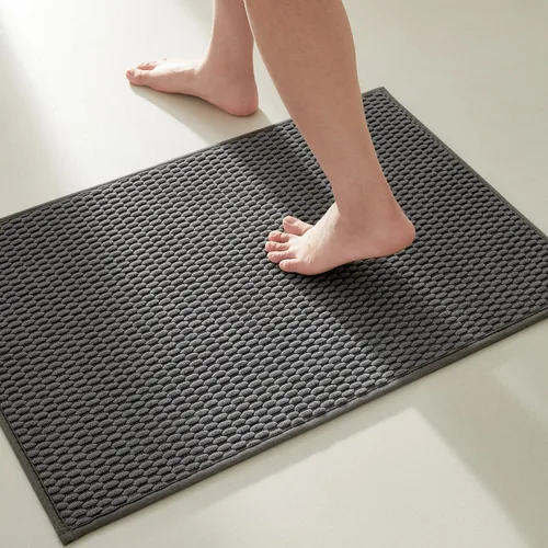 Miniatura 51 de TYUU Alfombras de Baño Antideslizantes Lavables, Tapete de Baño Súper Absorbente Delgado de Pila Baja para Secar Rápido, Alfombra de Baño Pequeña
