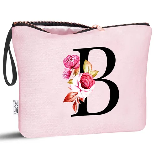 Miniatura 58 de Vavabox A-Z Bolsa de Maquillaje Personalizada, Regalos de Cumpleaños para Mujeres y Mamá, Regalos para la Mejor Amiga, Bolsa de Cosméticos