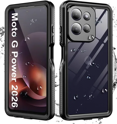Miniatura 10 de Funda para Motorola Moto G 5G 2024 con protector de pantalla integrado, funda impermeable resistente de cuerpo completo sumergible a prueba de polvo