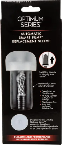 Miniatura 6 de CalExotics, Optimum Series - Funda de repuesto para bomba inteligente automática de silicona para masturbación masculina, juguete sexual