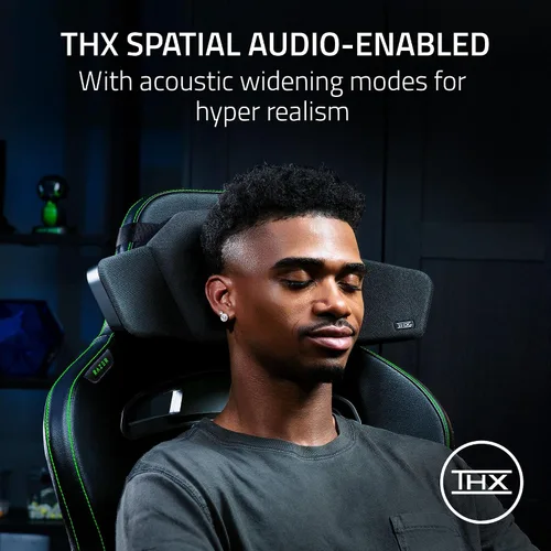 Miniatura 3 de Razer Clio - Cojín de cabeza de altavoz inalámbrico: THX habilitado para audio espacial - Altavoces dobles integrados de campo cercano - Múltiples