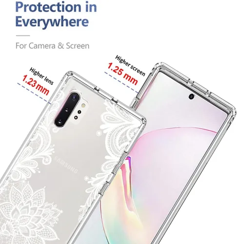 Miniatura 2 de Funda para Galaxy Note 10 Plus/Note 10+ 5G N975U con protector de pantalla de vidrio templado, funda protectora de cuerpo completo