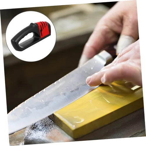 Miniatura 4 de Tofficu Accesorios para afilar cuchillas, herramienta resistente para afilar cuchillos de 4 etapas, fácil de usar para el hogar