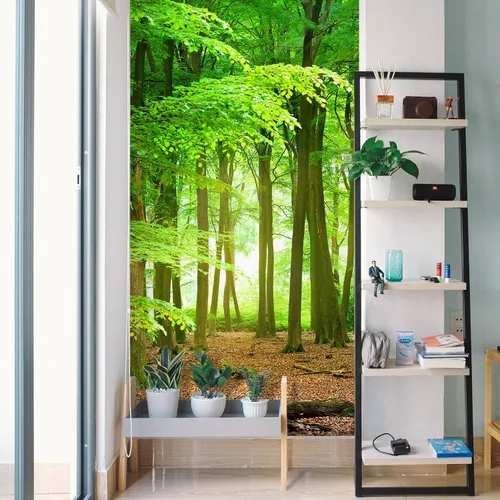 Miniatura 298 de SIGNFORD - Papel tapiz de diseño de bosque, removible para dormitorio o sala de estar, 100 x 144 pulgadas Bosque1-1911-m17