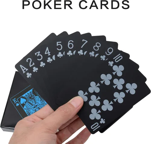 Miniatura 8 de Juegos de cartas de póquer, juegos de dados de mesa de póquer, de PVC, apilables, de grado AAA, precisión de casino, dados con bordes y esquinas