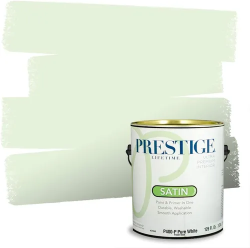 Miniatura 130 de PRESTIGE Pintura exterior e imprimación en uno, aloe, plano, 1 galón