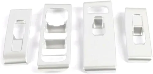 Miniatura 4 de FSFY Auto 4 piezas de interruptor de ventana de puerta para Volvo XC40 2018-2020, plateado mate