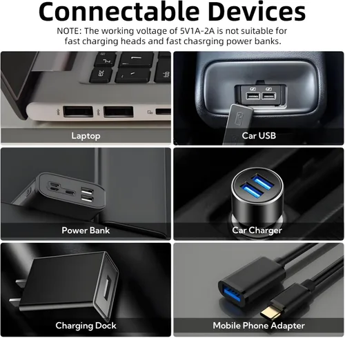 Miniatura 7 de Luces USB para automóvil, control táctil regulable 3D, iluminación ambiental para automóvil, luz nocturna USB enchufable, estilo retro, mini