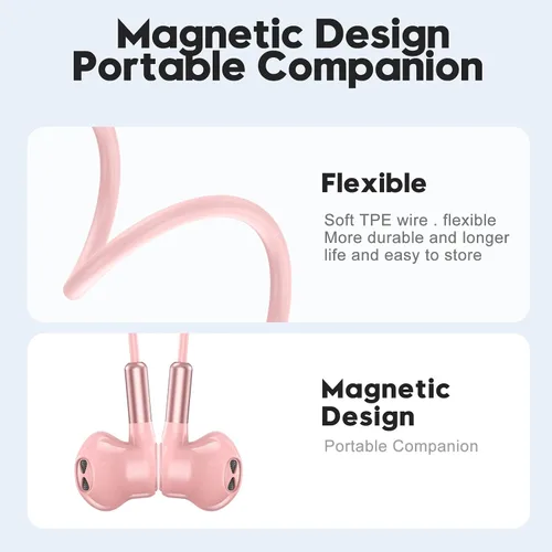 Miniatura 7 de Auriculares con cable, auriculares intrauditivos con cable, auriculares de medio oído, conector de 0.138 in, auriculares con cable con micrófono