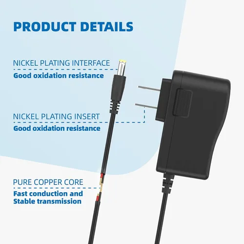 Miniatura 6 de Fuente de alimentación PS5V2000US Adaptador de 5 V CA/CC compatible con Yealink T29G, T46S, T48S, T52S, T54S, T56A, T58V, T58A, MP56, T46G