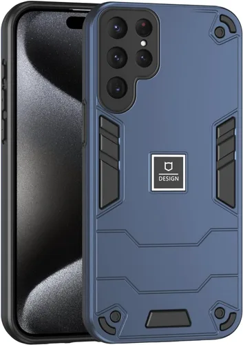 Miniatura 33 de Funda compatible con Huawei Y9 Prime (2019), compatible con Huawei Y9 Prime (2019) 4G STK-L21 2 en 1 [PC duro + TPU], funda de teléfono azul