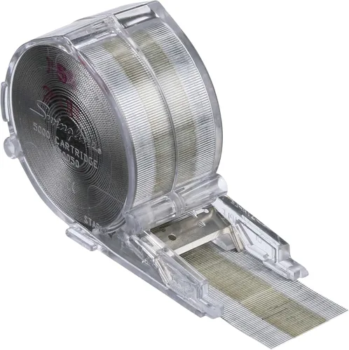 Miniatura 5 de Swingline Cartucho de grapas premium, 5,000 grapas/cartucho, longitud de pierna de 3/8 pulgadas, grapas sin atascos para grapadora Swingline