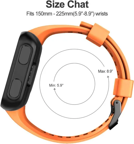 Miniatura 3 de Compatible con la correa Garmin Forerunner 35, bandas de repuesto de silicona Solf para reloj Garmin Forerunner 35