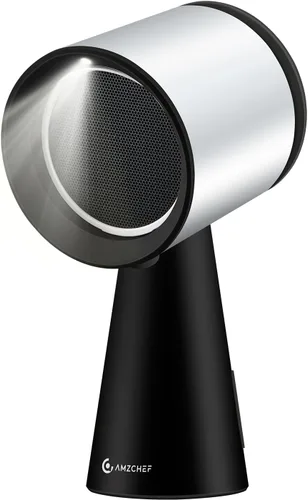 AMZCHEF Campana extractora portátil, ventilador de escritorio de 3 velocidades para barbacoa interior y olla caliente, campana de ventilación