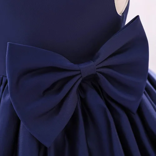 Miniatura 5 de Vestido sin mangas con diseño de flores para niña, vestido de novia de princesa con diseño de flores para niños pequeños y bebés