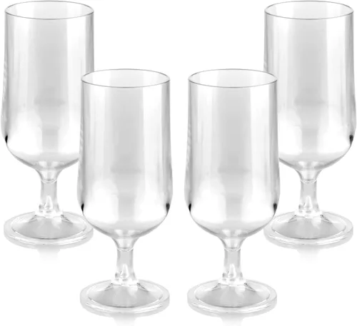 Miniatura 7 de Vaso de plástico irrompible para beber de plástico de policarbonato, ideal para vino y licor, juego de 8