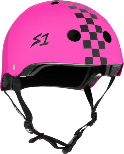 Miniatura 13 de Casco S1 Lifer para patinaje en monopatín, BMX y patinaje sobre ruedas Brillo rosa intenso