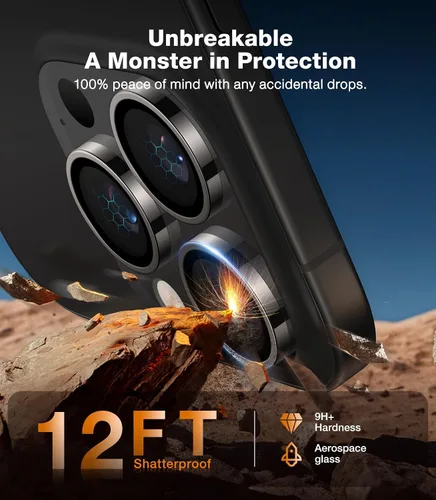 Miniatura 3 de TORRAS 3 años de durabilidad definitiva para iPhone 15 Pro Max/15 Pro protector de lente de cámara - Ajuste invisible 1:1 y claridad ultra, vidrio