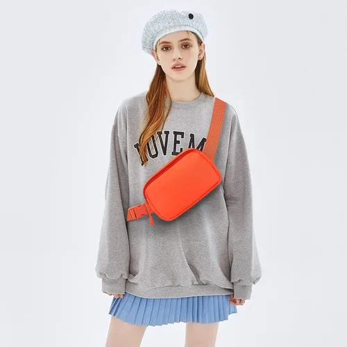 Miniatura 66 de Riñonera cruzada para mujeres y hombres, bolsa para cinturón para senderismo con correa ajustable, riñonera para correr, entrenamiento, deportes